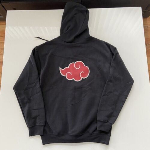 Vintage Naruto Shippuden Akatsuki Anime Sweatshirt mit durchgehendem Reißverschluss Hoodie Herren klein - Bild 1 von 6