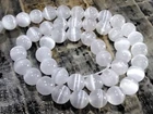 Natural Selenite 8mm, Grade AAA, Approx. 49pce Free postage. Oz Seller