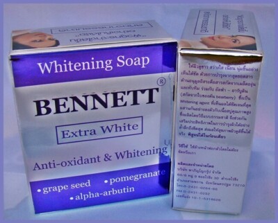 6X Bennett Extra White Bar Soap Brightening Antioxidant