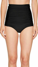 Unique Vintage Women's Monroe Bikini Bottom Black Sz XS