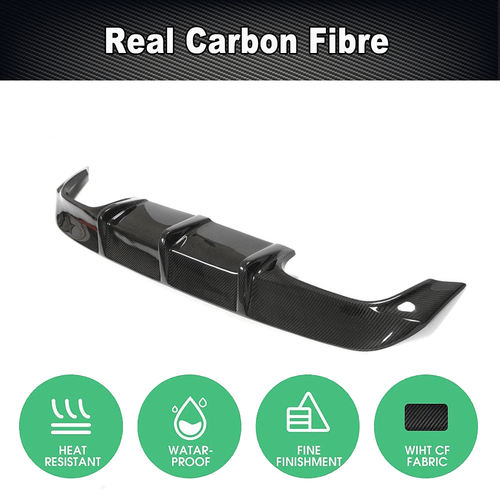 Difusor trasero de carbono para Mercedes R171 SLK350 2004-10 difusor parte trasera faldón - Imagen 5 de 11