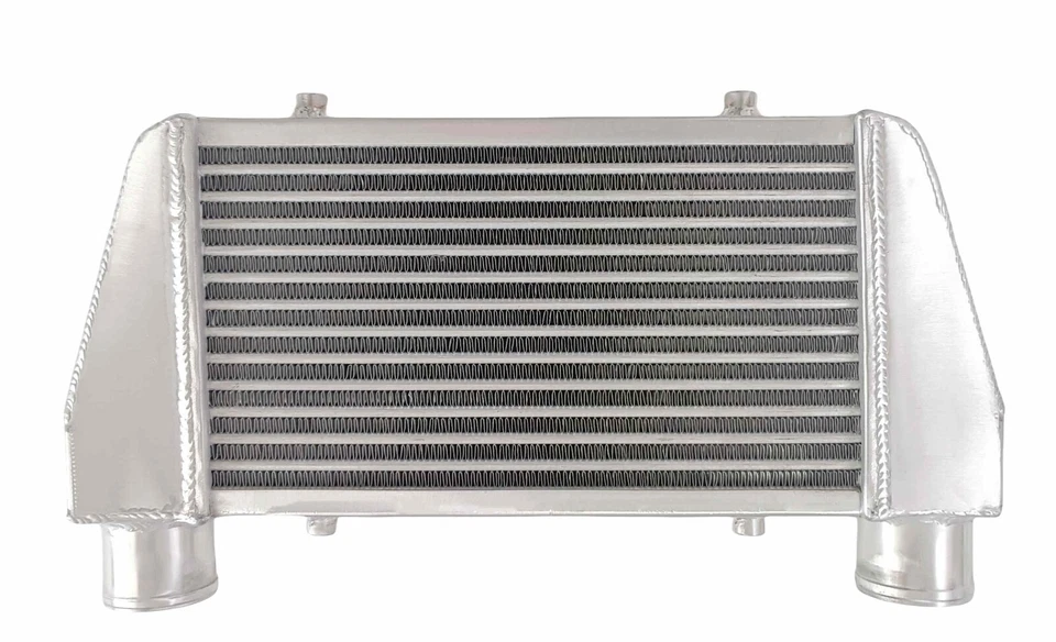 Intercooler turbo universal de 19" aleta de tubo de aluminio de 2,36" para turbocompresor Foto 3 de 4