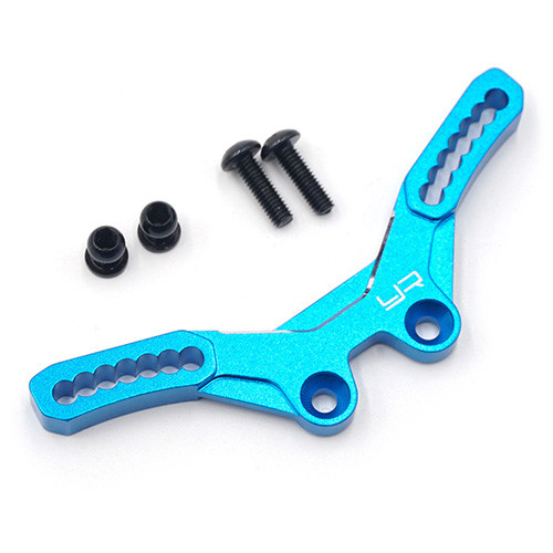 Yeah Racing Alloy Rear Damper Stay Tamiya M07 Alloy Blue - TAMC-026BU