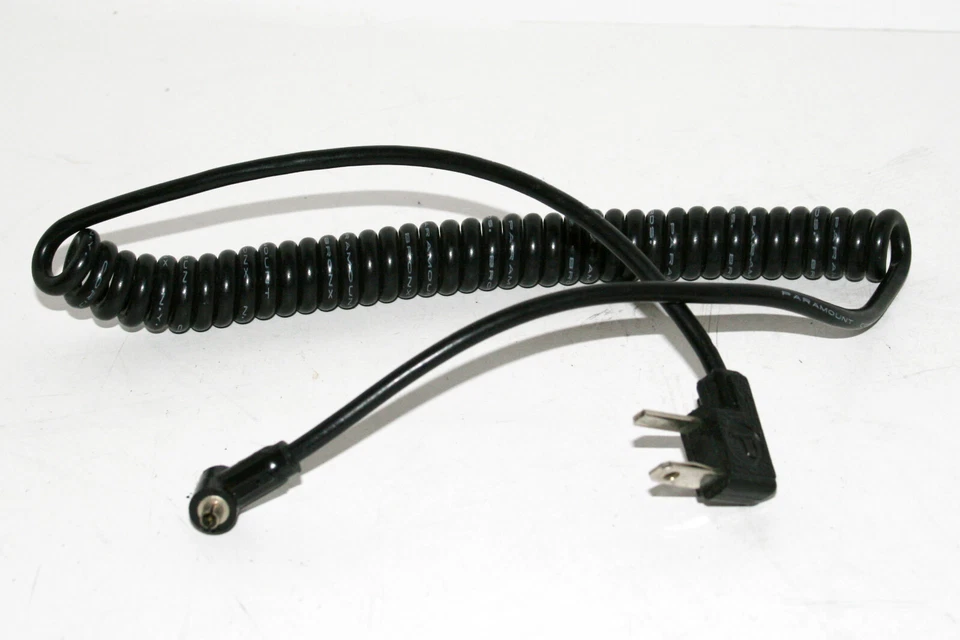 Paramount USA Sync Cord Male Household to Male PC 4ft Coiled Cord Good Condition - Image 4 of 4