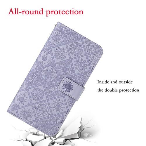 Totem Leather Wallet Phone Case For iPhone 16 15 14 13 12 11 Pro Max XR 7 8 SE - 第 5/19 張圖片