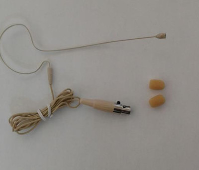 Tan Earset Headset Mic For Shure Bodypack Wireless System PG BLX SLX GLX ULX