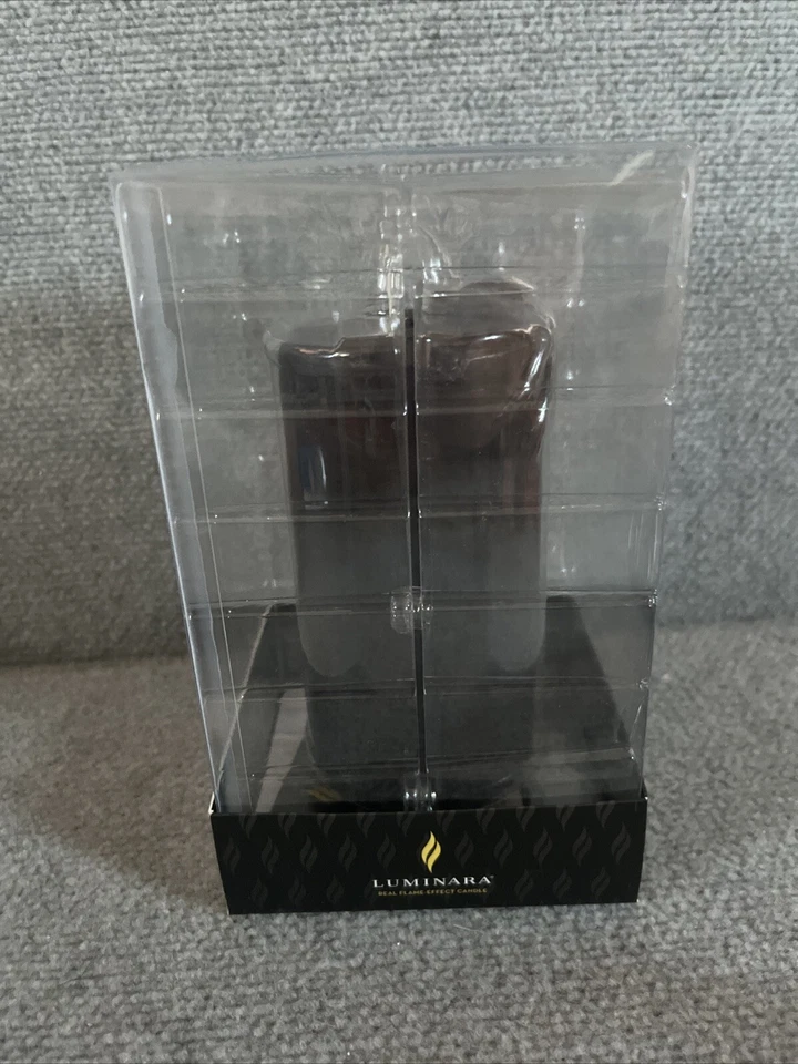 Luminara Vela Pilar Araña Negra 3” x 6.5” Halloween Sin Llama Rara Nueva Foto 2 de 3