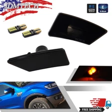 For 2019-2021 FORD RANGER Front Fender Side Marker Lights Set RH LH W/ LED Bulbs