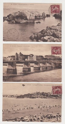 3CPA 17CHARENTE MARITIME ROYAN STRAND LUFTSCHIFF FONCILLON MEER HAFEN KOSTENPREIS