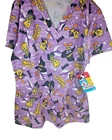 Looney Tunes Halloween Tweety Bird Scrub Top Choice Size S or M New
