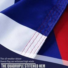3x5 State of Hawaii Premium Flag House Banner 100D Super Polyester Grommets
