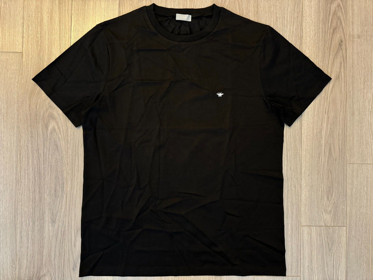 Dior Homme ディオールオム bee長袖 黒シャツ37 - トップス