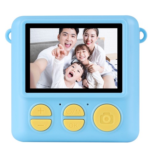 Kids Mini Instant Print Camera 1080P Digital Camera 2.4inch Screen Gifts(Blue) - Bild 5 von 8