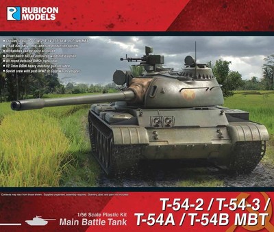 Rubicon Models T-54-2 / T-54-3 / T-54A / T-54B MBT Main Battle Tank 1/56 28mm RU