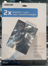 Carson 2x Power Rigid Frame 8.5x11 Inch Page Magnifier for Reading Newspapers...