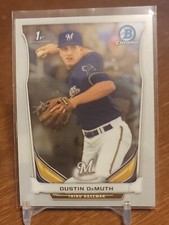 2014 Bowman Chrome Draft Prospects #CDP125 Dustin DeMuth RC - Milwaukee