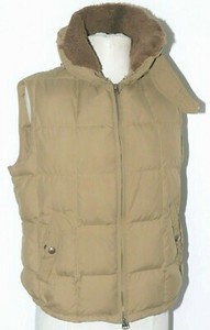 beige long body warmer