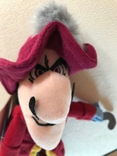 RETIRED The Disney Store Mini Bean Bag CAPT HOOK Peter Pan Beanie Plush Toy NWT