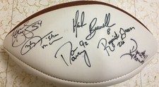 Desmond Howard Beuerlein Brunell Signed Autograph 1995 Jacksonville Jaguars Ball
