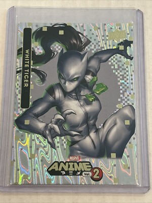 2023 UD Marvel Anime Vol 2 Tier 1 Japanese Mega Moon WHITE TIGER Card #94 FOIL