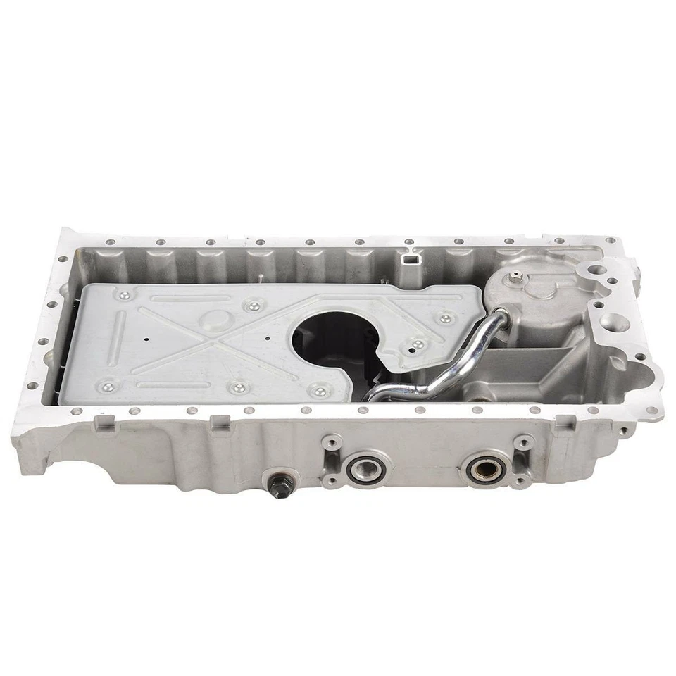 Sumidero del cárter de aceite del motor con 29 orificios para pernos para Volvo S60 S80 V70 turboalimentado 30777699 Foto 3 de 4