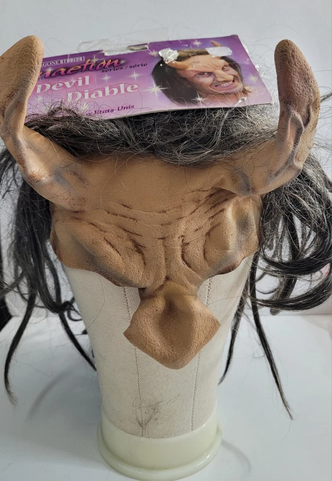 Zagone Studios Mask Devil Diable Halloween Cosplay Vtg Made In USA New Unused - Image 2 of 4