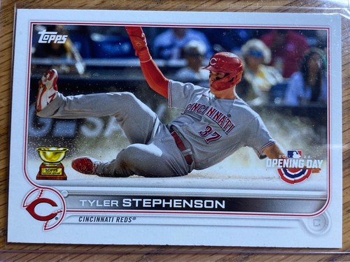2022 Topps Opening Day Base #64 Tyler Stephenson Cincinnati Reds Baseball Card - 第 1/2 張圖片