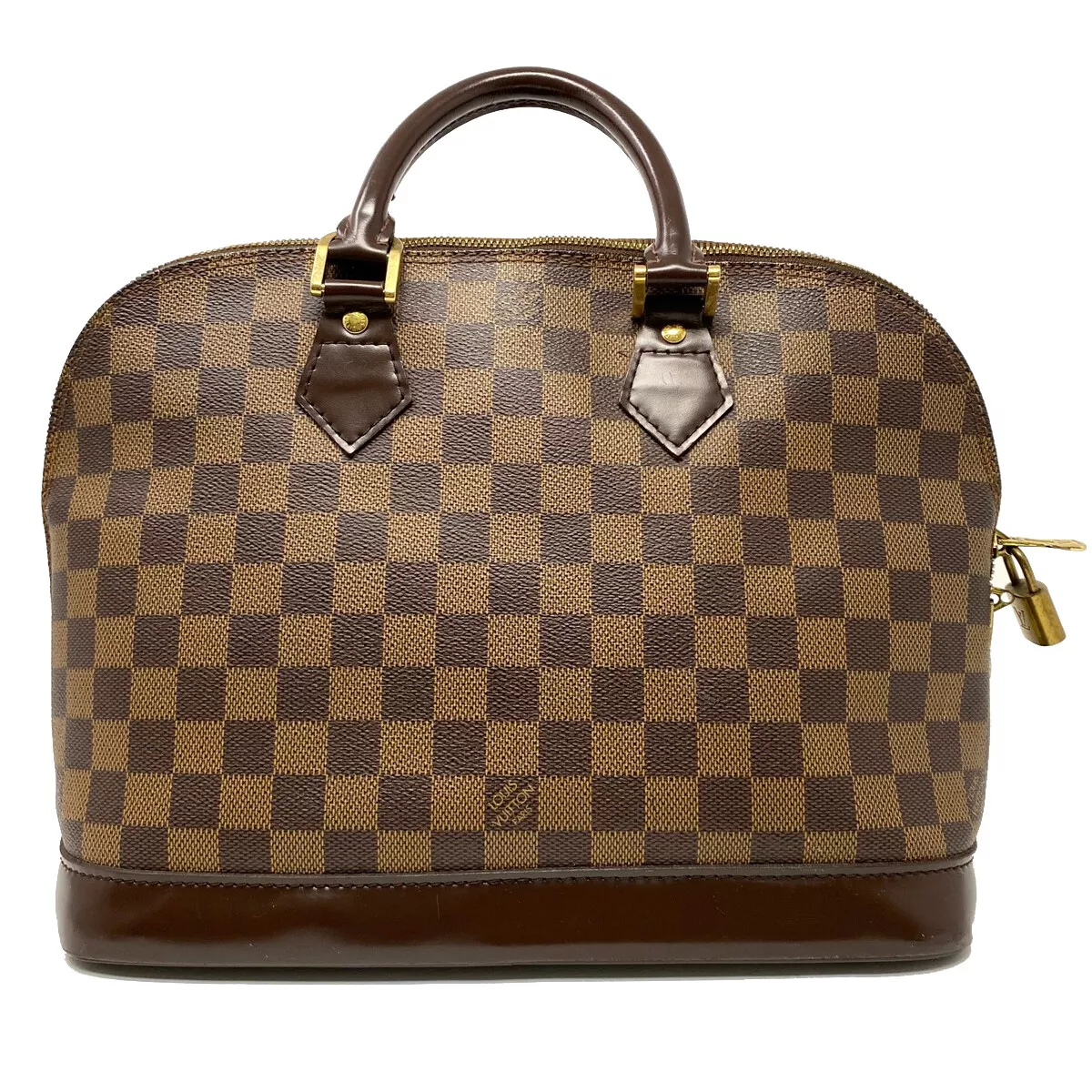 Louis Vuitton Alma PM Damier Ebene Handbag Women