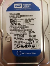 Lot of 3 (2) Seagate Momentus 80GB 2.5" SATA 7200 RPM HDD Hard Disk Drive (1 WD)