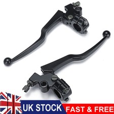 For Honda CG125 Motorcycle Brake & Clutch Lever Assembly Universal Long Black