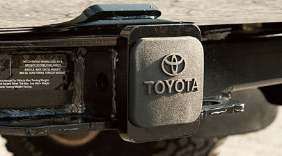 Genuine Toyota 2" Trailer Tow Hitch Cover Receiver Plug Tacoma Tundra Sequoia 4R - Picture 1 of 1