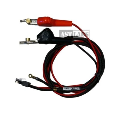 AST LABS Butt Set Line Cord 5 ft Alligator Bed of Nails to RJ11 for Fluke, etc (#998-003)