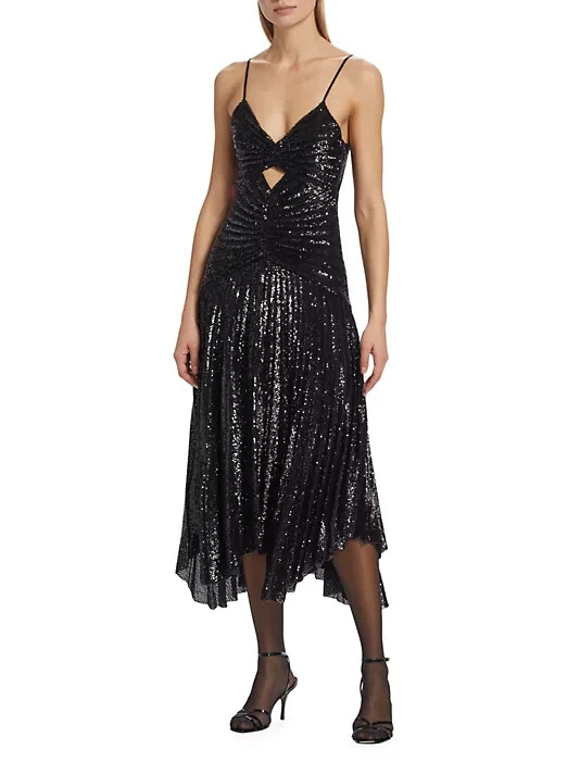 blue dress for baby girl A.L.C. Elsie Strapless Sequin Mini Dress Black – blueandcream