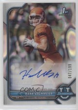 2021-22 Bowman U Chrome Prospect Lava Refractor 47/199 Hank Bachmeier Auto 0g76