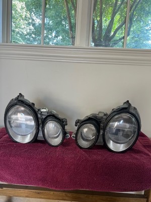 MERCEDES 430CLK 2000  headlight assembly pair oem