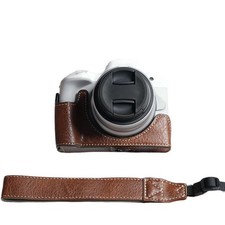 For Canon R50 Camera Base Leather Case Shell Bag cover black green white purple