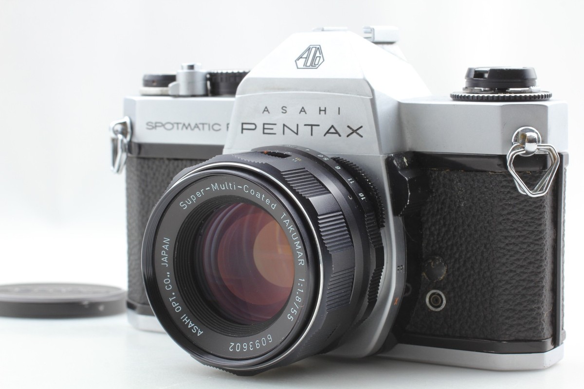 MINT+++] Pentax Spotmatic F SPF Camera SMC TAKUMAR 55mm F1.8