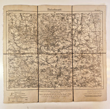 Landkarte Oschatz Messtischblatt Deutsches Reich 1911 Königl.Sächs. Belgern