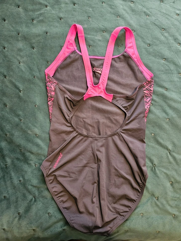 Speedo Women's Pink/Grey Swimsuit Size Eur 38. Brand New Without Tags - Image 4 of 4