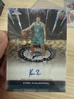 Kon Knueppel 2025 Topps Chrome Sapphire Black Refractor Issue RC Auto #/10 ROY