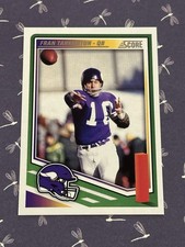 2025 Panini Score Fran Tarkenton #98 Minnesota Vikings (W)