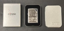 UNFIRED/SEALED Zippo Jackpot Surprise Embossed Lighter, with Tin and Cover