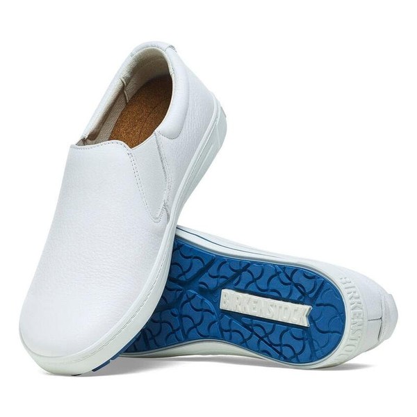 Men Birkenstock Loafers White Leather 42