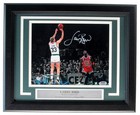 Larry Bird HOF Autographed 8x10 Photo Boston Celtics Framed PSA/DNA 210008