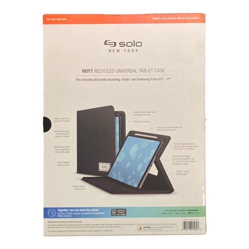 Solo New York Hoyt Recycled Universal Tablet Case, 8.5" to 11" - Picture 2 of 2