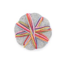 Filges Filzblume mit Wolle - DIY Kordel herstellen für Kinder