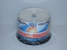Philips DVD+R 8.5 Gb Double Layer 8x Speed 240 min. 50 Disc Pack Sealed