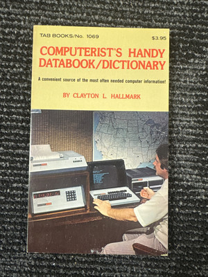 Computerist's Handy Databook/Dictionary - Vintage 1979