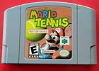 Rare 2000 Nintendo 64 Mario Tennis demo w NFR sticker, clean