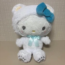 Sanrio Hello Kitty White Bear Doll BIG Type Plush Toy
